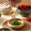Traditional Style Ceramic Small Bowl for Condiments-Fruit green 6