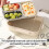 Stainless Steel Lunch Box Multi Compartment Plastic Lid Meal 7