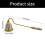 Antique Enameled Design Candle Extinguishing Tool with Long 3