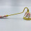 Antique Enameled Design Candle Extinguishing Tool with Long 7