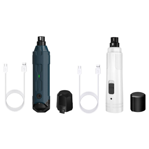 Rechargeable Dog Nail Grinder Featuring 2/6 Speed For-White 1