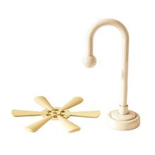 Multifunctional Insulation Mat Desk Lamp Design Coaster-Custard