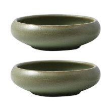 Traditional Style Ceramic Small Bowl for Condiments-Fruit green