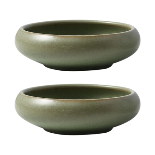 Traditional Style Ceramic Small Bowl for Condiments-Fruit green