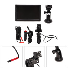 5-Zoll Babyautositz-Monitor HD-Bildschirm Wasserdichte Rückfahrkamera 12V