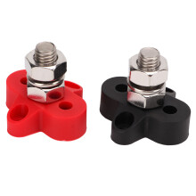 48V Battery Power Distribution Studs Copper Nylon M10 3/8in Ground Jumper