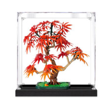 Acrylic Display Case for Bonsai Set 10348, Clear Dustproof 2mm Thick Box for Collectibles