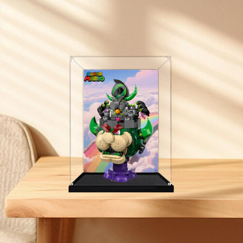 Acrylic Display Box for  Castle Model Kit, Clear Dustproof Organizer with Uniform Background Surface 1