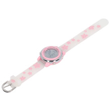 Girls Digital Sport Watch 3D Cartoon Waterproof LED Backlight 21cm White