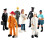 Miniature People Figurines Hand Painted Realistic Human Figures for Model Train Layouts 1