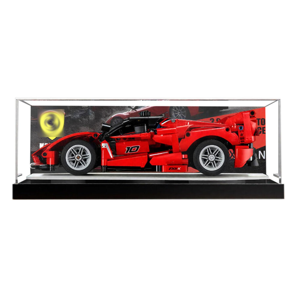 Acrylic Display Case for  42212 FXX Racing Car, 360 Clear Dustproof Box with Sealed Design, Tool Assembly-image-OPC-PSPFG5P-NEW