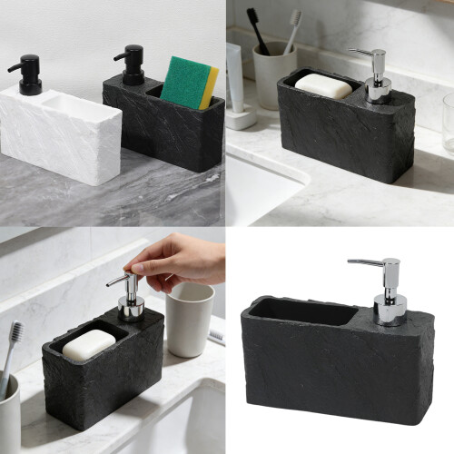 Liquid Soap Dispenser Hand Soap Dispenser Soap-Black  Black . 2