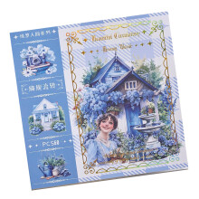 50 Sheets Architecture Scenery Sticker-Charmings flowing