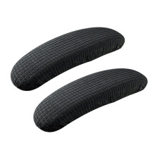 Pack of 2 Easy Install Arm Cover for Office Furniture-Black