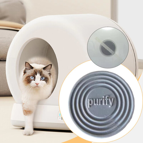 Easyly to Install Silicones Leak Cap for Auto Cleaning Cats 1