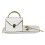 310ML White Handbag Ceramic Mug Set with Tray & Spoon 1