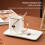 310ML White Handbag Ceramic Mug Set with Tray & Spoon 7