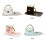 310ML White Handbag Ceramic Mug Set with Tray & Spoon 10