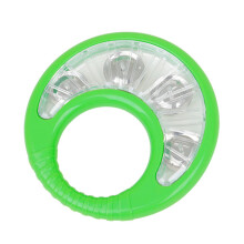 Hand Rattle Toy with Bright Colorful Design and Ergonomic Grip, Baby Percussion Instrument Green