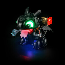 Light Kit for How to Train Your Dragon Toothless 10375 Icons – Realistic Model Illumination, Easy Install