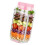 Square Plastic Salad Container Airtight Seal Freshness-pink 1