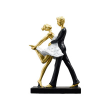 Ballerinas-Figuren, Tischdekoration,-Bgold