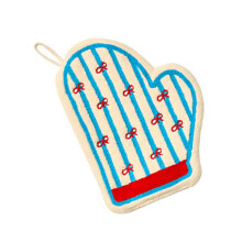 Cartoon Kettle Shape Kitchen Plush Hand Towel Quick Dry-Gloves
