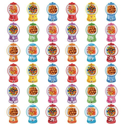 Gumballs Machine Valentine Card Set for Parties Including-36