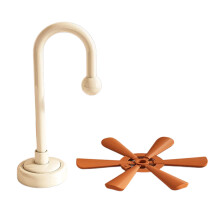 Heat Resistant Trivet Desk Lamp Theme Coaster Placemat-Orange
