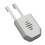 Bathroom Tablet Cleaning Tablet Hanger For Toilet-Plastic White 1