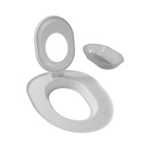 Portable Pet Toilet Trainer Washable Removable Cats Toilet-Gray