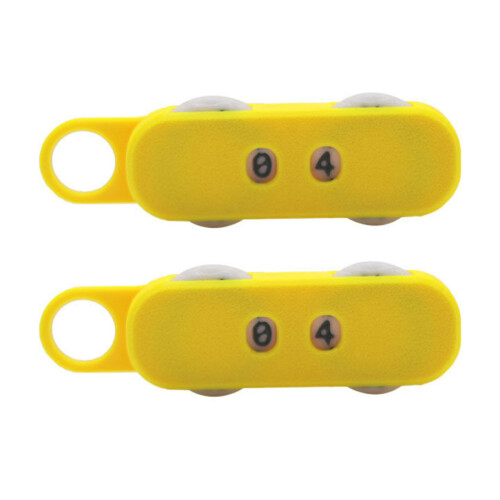 Long Time Use PET Rubber Knitting Counter Tool Ergonomic-Yellow