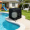 Permanent 210D University Fabric Pool Filter Fan Cover with Safe 2