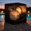 Permanent 210D University Fabric Pool Filter Fan Cover with Safe 7