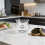 Clear Glass Caviar Serving Dish Tray with Spoons for Small 2
