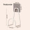 Sport Racket Holder with Adhesive Hook Metal Wall Mount-White 4