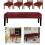 Ensemble de couverture de bancs à configuration facile, 5-brun 3