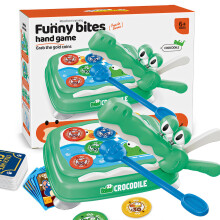 Reflex Training Game with Animal Grabber Tool, Dual Modes for Fast Reaction Party Fun Green