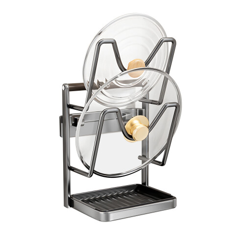 Support de cuisine en acier doux avec doubles étagères et-QH