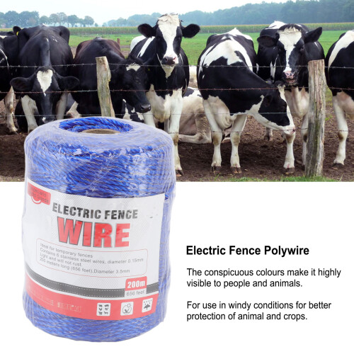 MLD-040F polywire à 6 brins en acier inoxydable 200 m 2