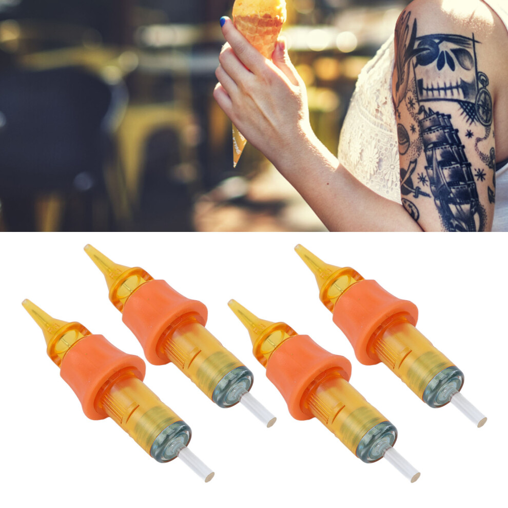 10pcs Disposable Tattoo Cartridge Needles 0.35mm RS Round Tip