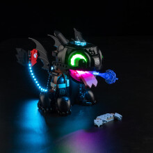 LED Light Kit for How to Train Your Dragon Toothless 10375, Enhanced Display Lighting, USB or Battery Powered