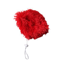 Creative Small Pet Wigs Hat for Festival Parties Holiday-Red