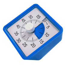 Accuracy Timing Device Quiet 60 Minutes Visual Timer-Blue