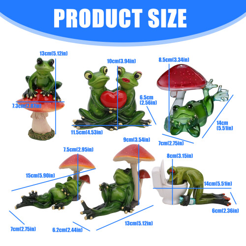 Statue de grenouilles pour décorations de jardin,-XX49014 1