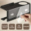 Unique Modern Paper Holder with Adhesive Mounting Space-Gray 1 5