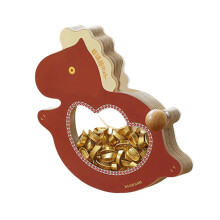 Rocking Horse Statue New Year Ornament Home Decorations for-Red