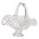Stylish Cygnet Design Glass Fruit Dish With Comfortable-Clear 1