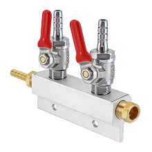 Professional Grades CO2 Splitter With Leak Proof-2 pieces