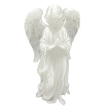 Guarder Angel Standbeeld, Genezingen Angel- lichtgevend. blauw